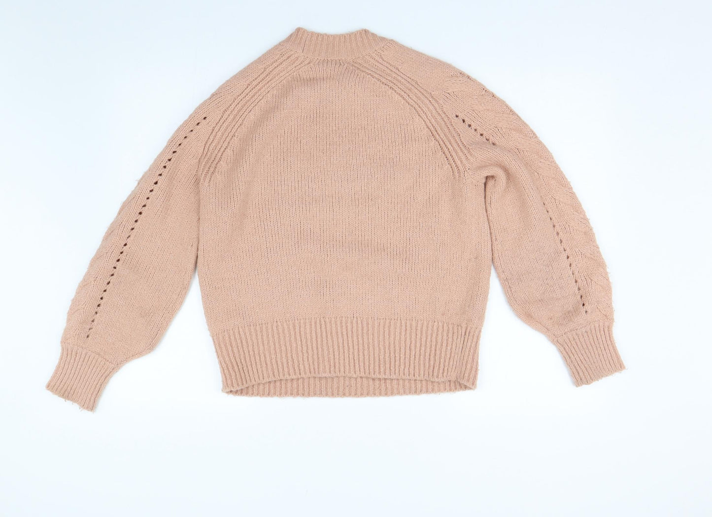 George Womens Pink  Knit Pullover Jumper Size S
