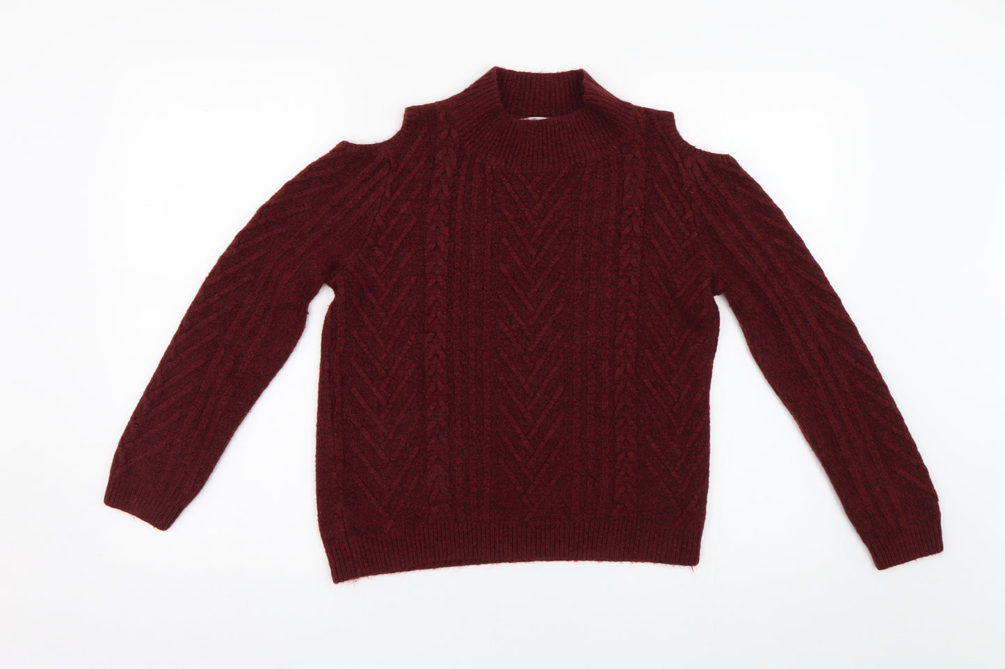 George Womens Red  Knit Pullover Jumper Size 14