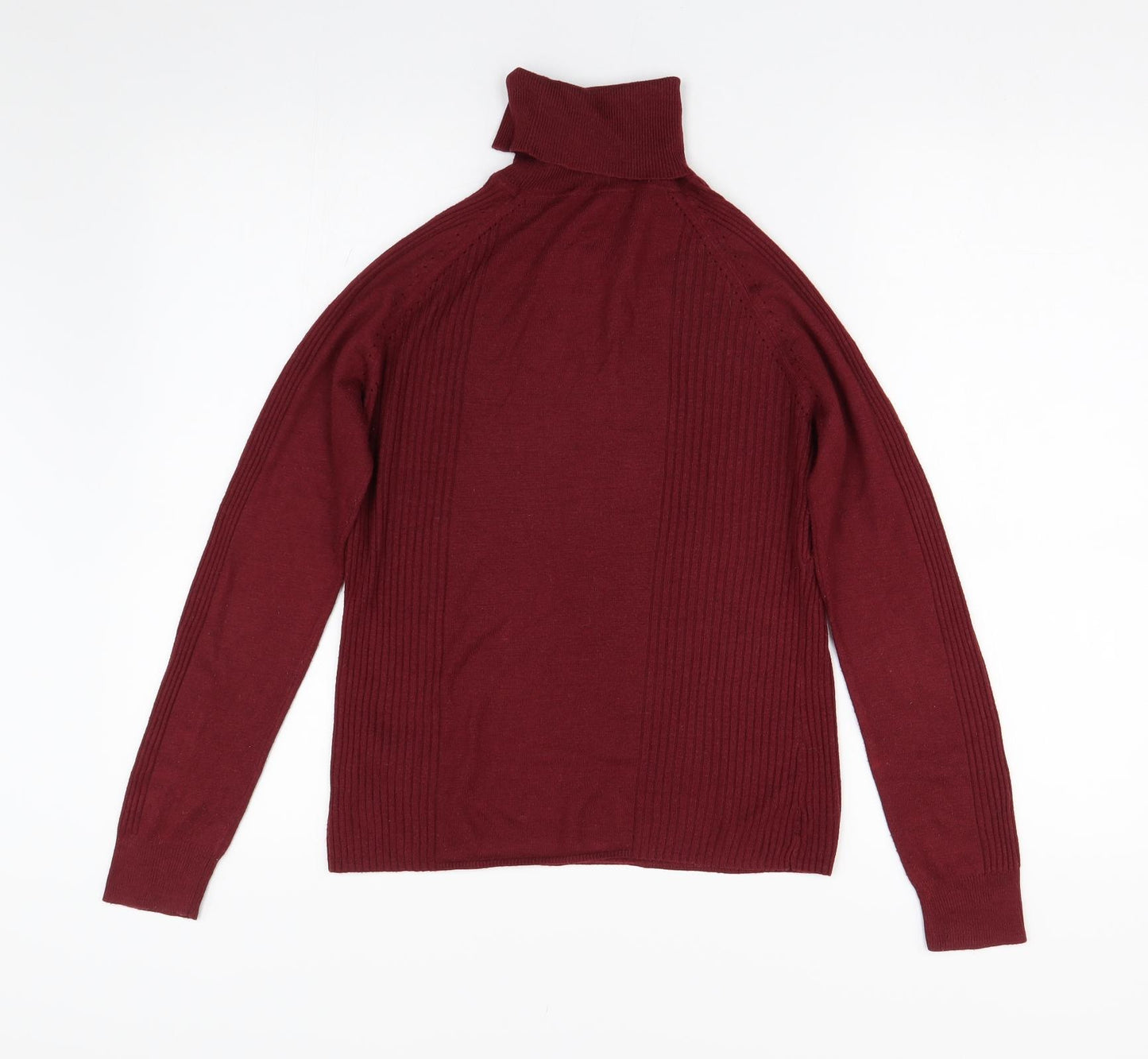 Linea Womens Red  Knit Pullover Jumper Size M