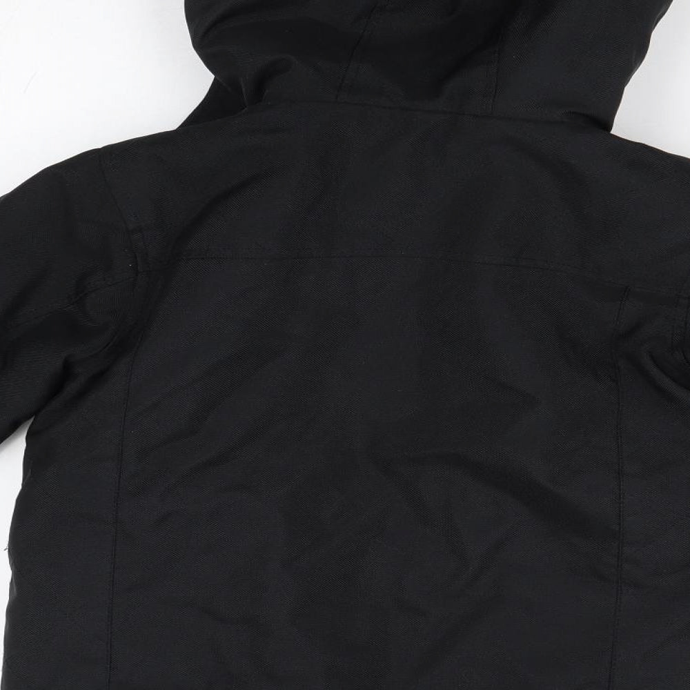 NEXT Boys Black   Overcoat Coat Size 7 Years
