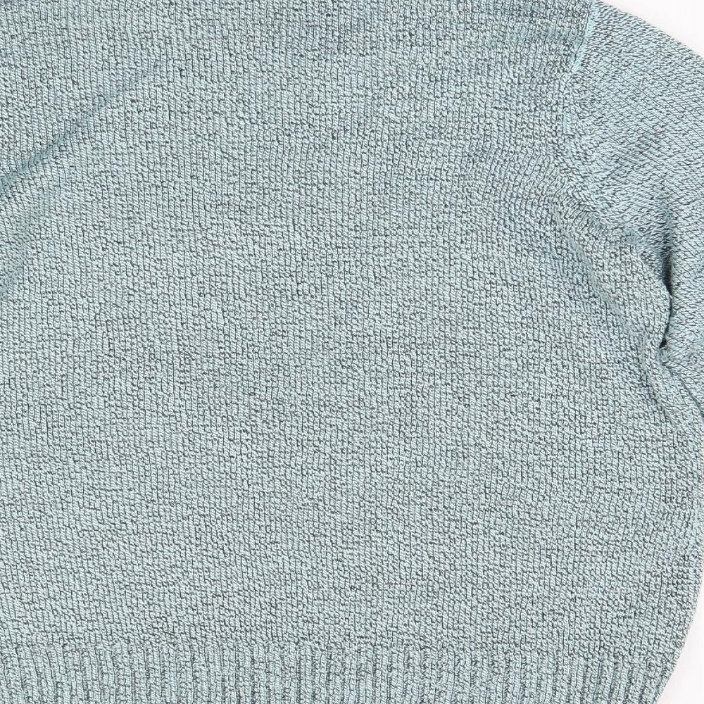 BM Colletion Womens Green  Knit Pullover Jumper Size L
