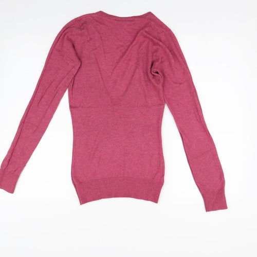 Warehouse Womens Pink  Knit Pullover Jumper Size 6