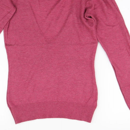 Warehouse Womens Pink  Knit Pullover Jumper Size 6