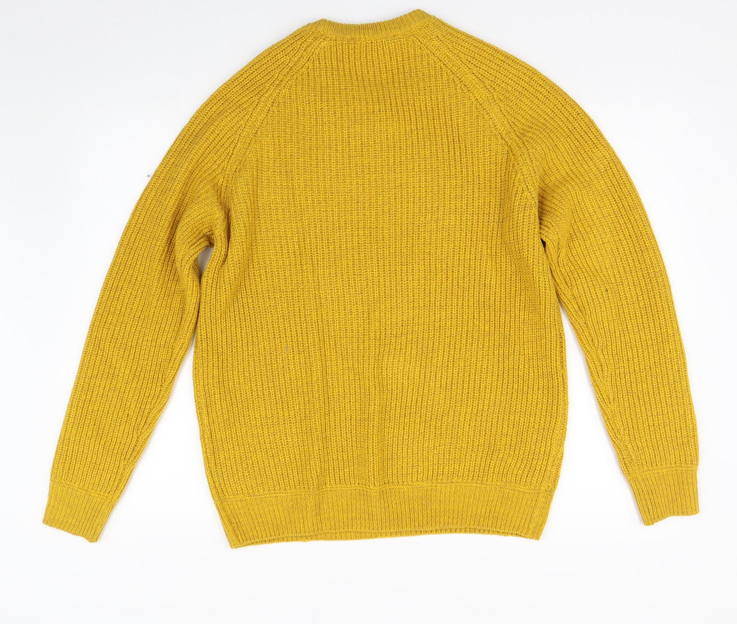 George Womens Yellow  Knit Pullover Jumper Size M
