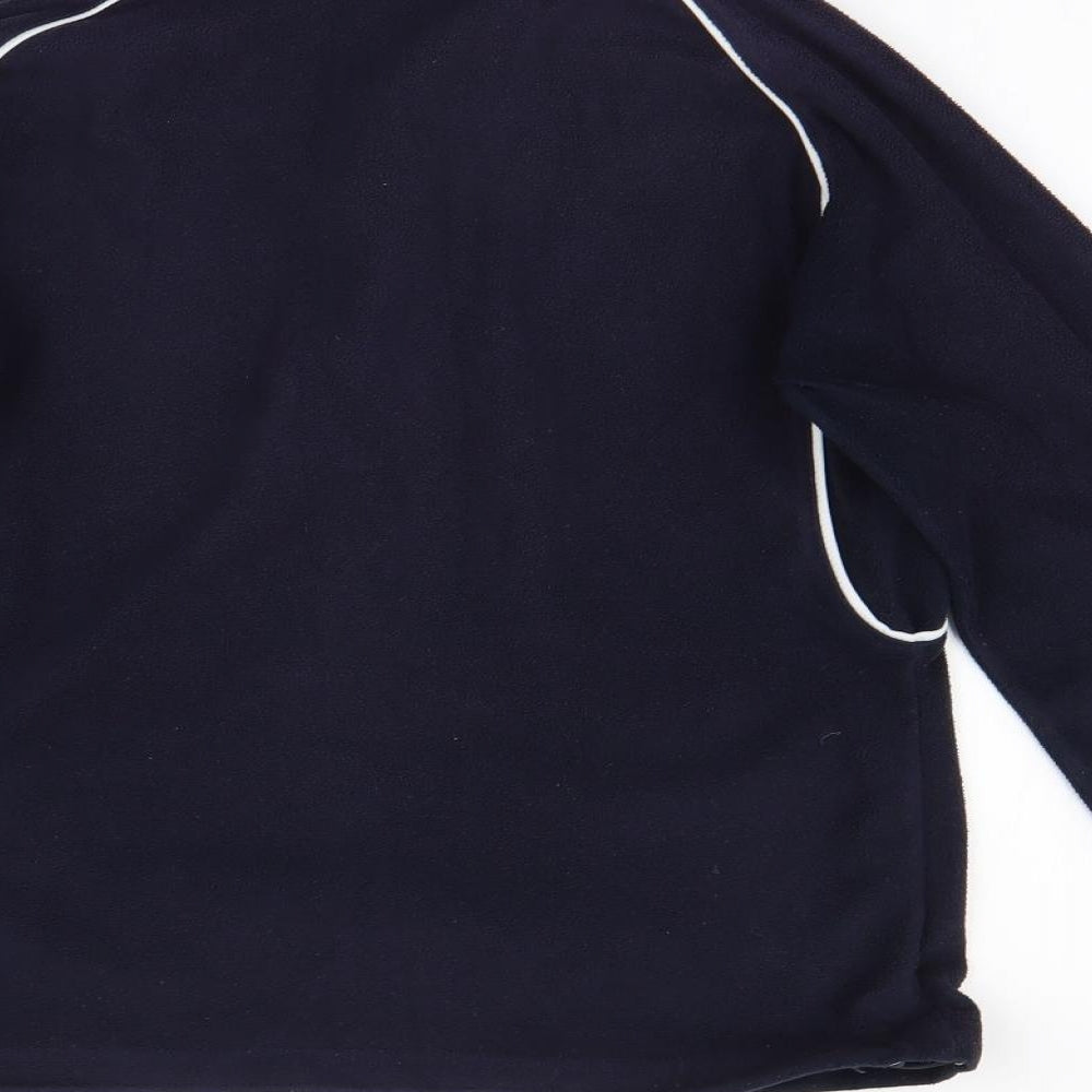 Canterbury Womens Blue  Fleece Henley Jumper Size 10  - Cricket Scotland