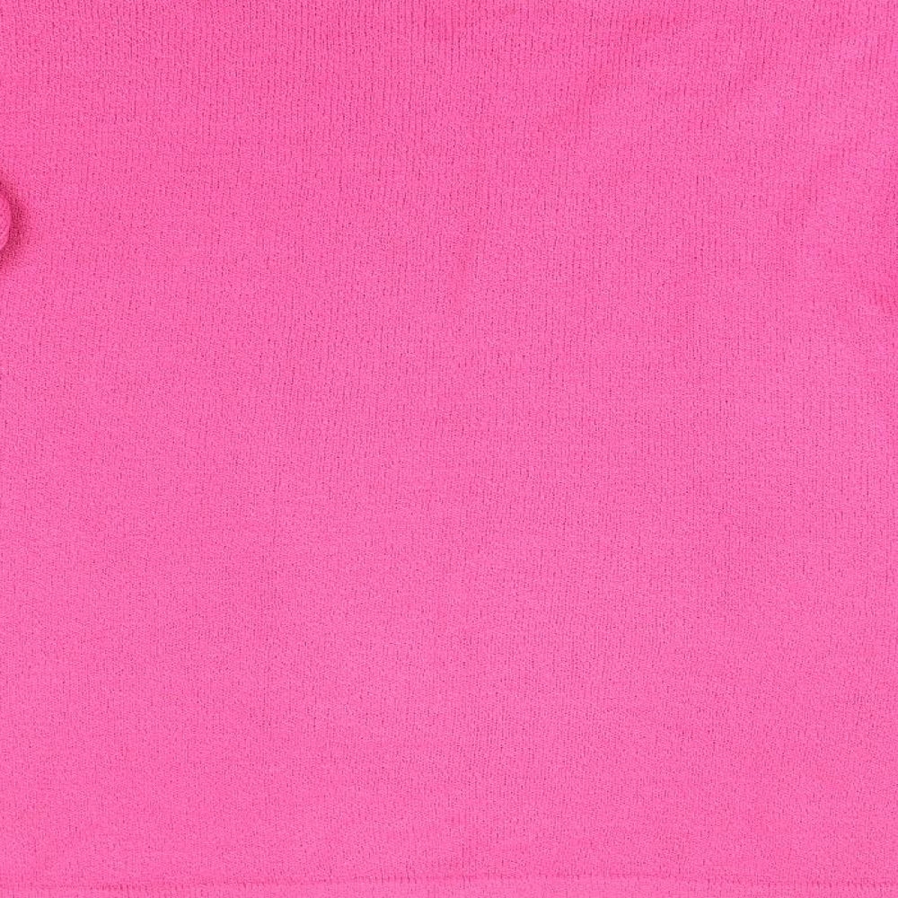 YS Womens Pink  Knit Pullover Jumper Size XL