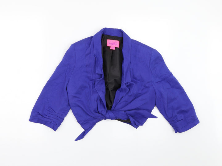 Monsoon Womens Blue Jacket Size 10