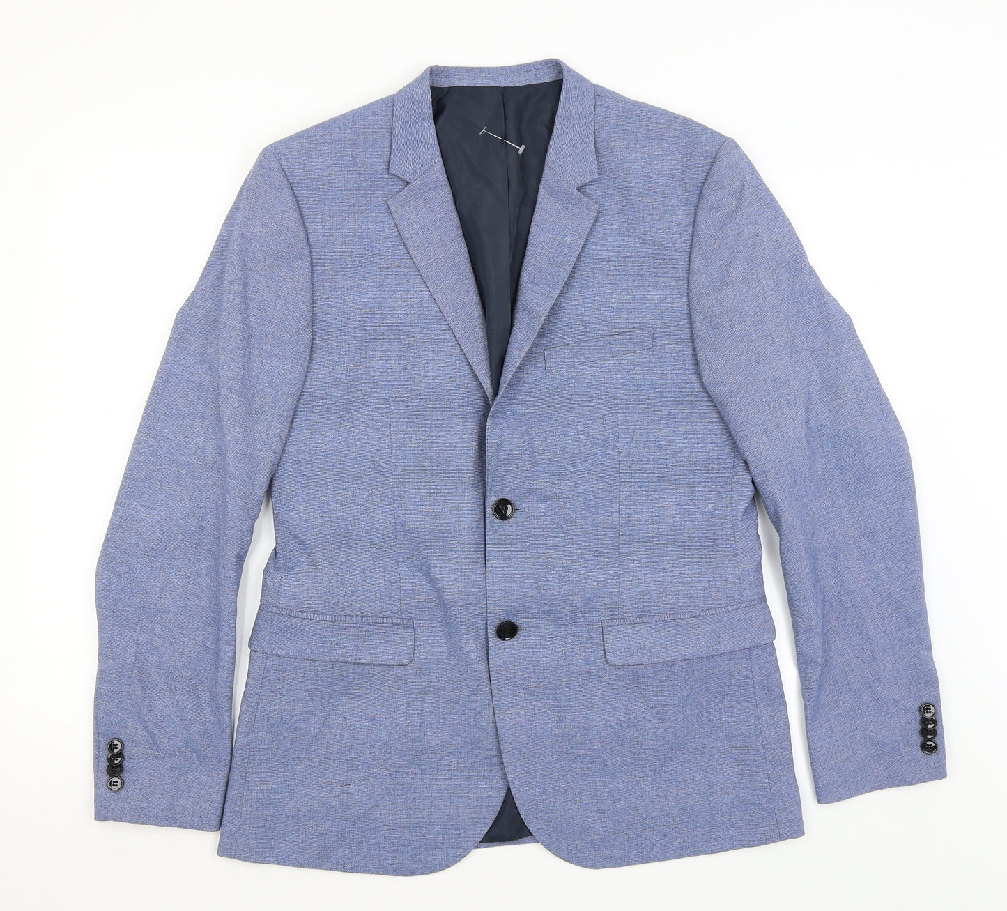 H&M Mens Blue   Jacket Blazer Size L
