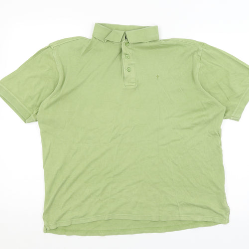 Power Line Mens Green    T-Shirt Size M