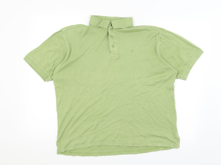 Power Line Mens Green T-Shirt Size M