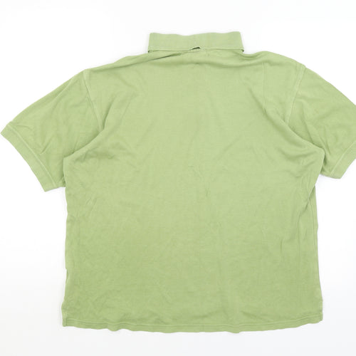 Power Line Mens Green    T-Shirt Size M