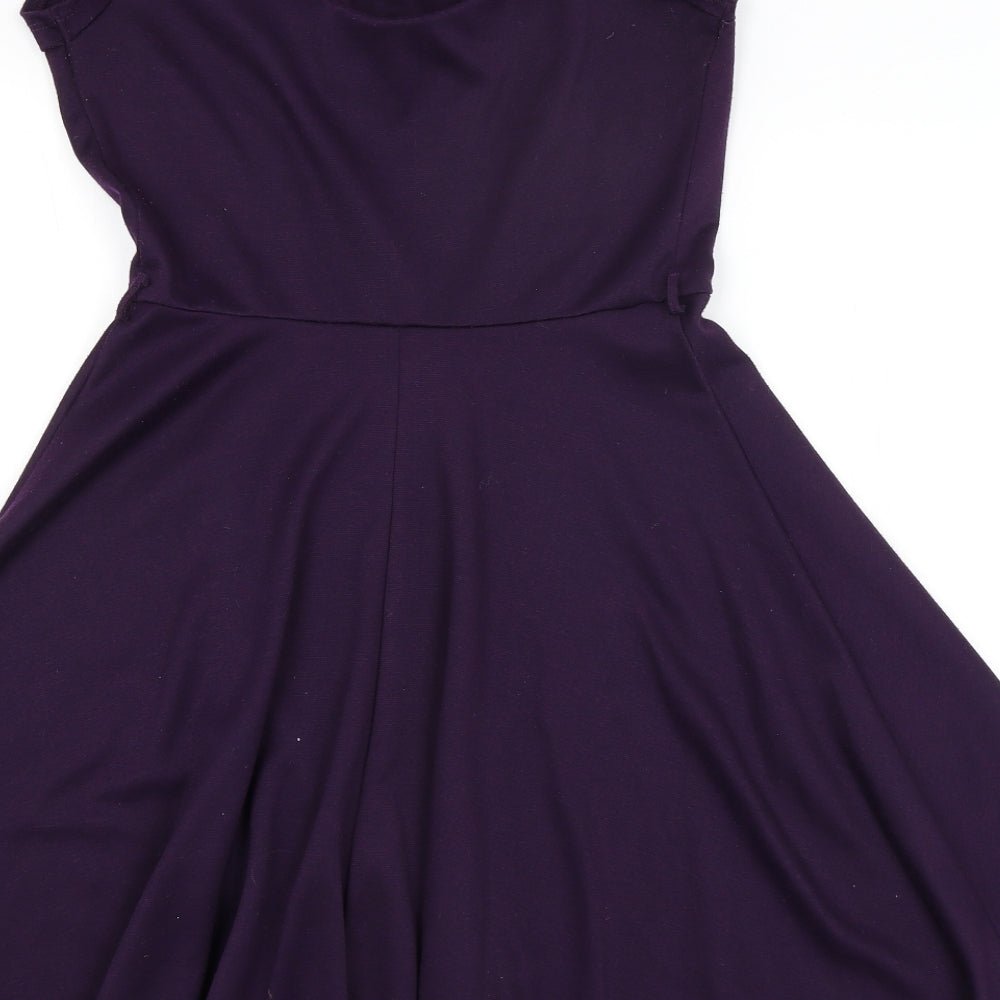 Billie & Blossom Womens Purple   Fit & Flare  Size 10