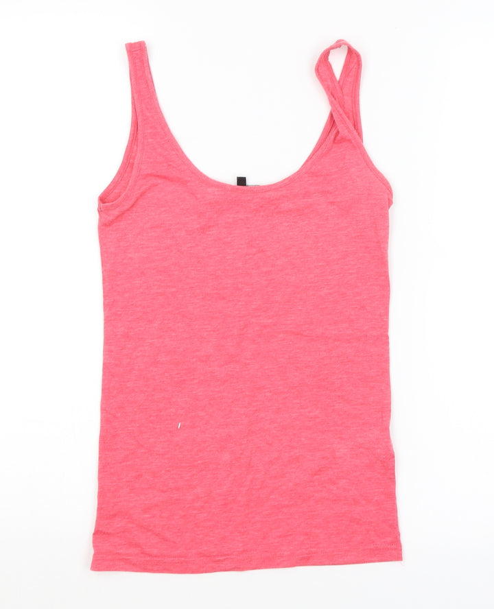 Warehouse Womens Pink   Basic Tank Size 6