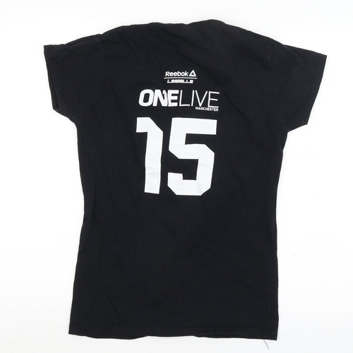 Reebok Womens Black   Basic T-Shirt Size 12