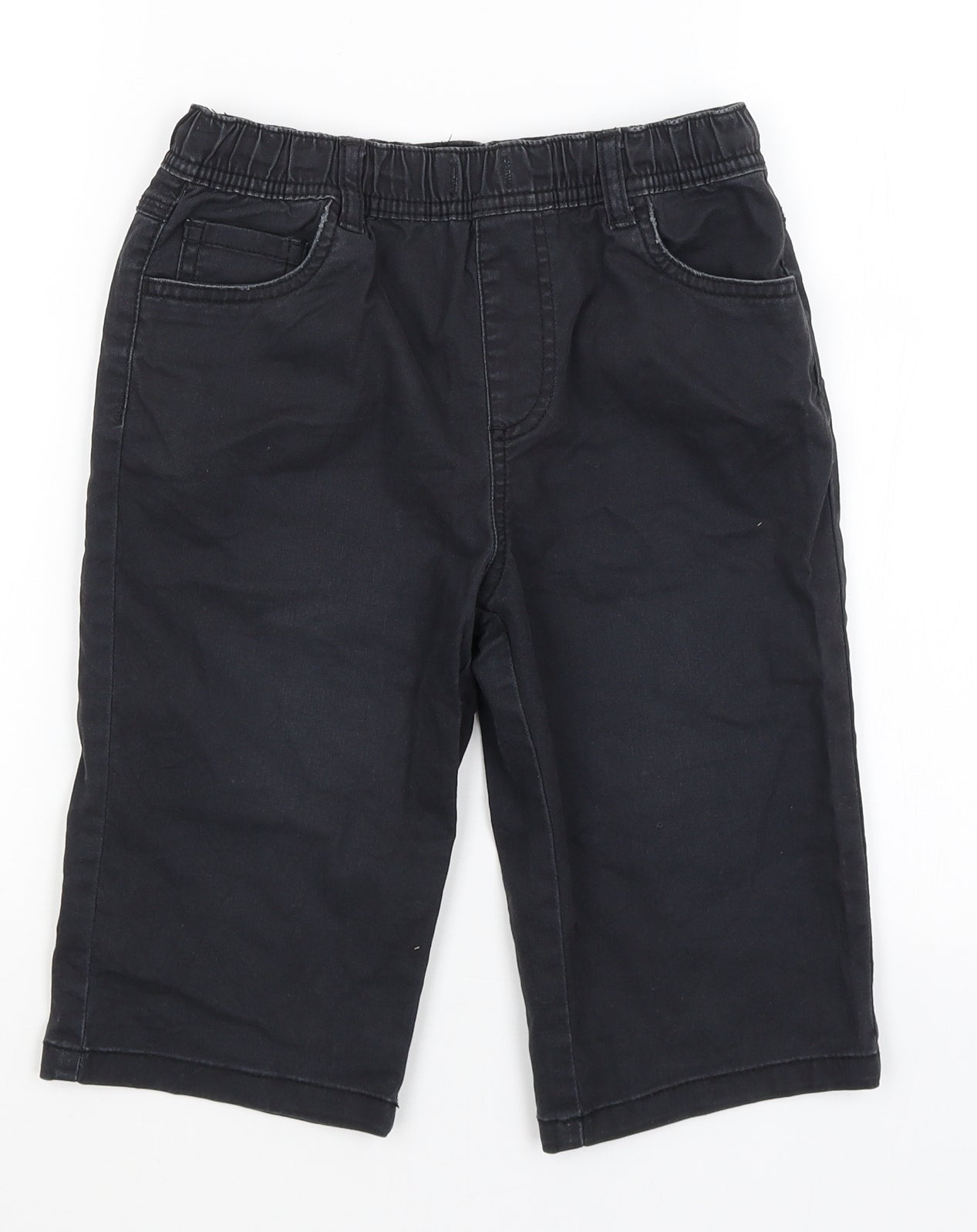 Denim Co Boys Black   Chino Shorts Size 10-11 Years