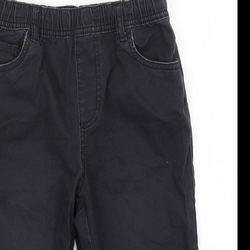 Denim Co Boys Black   Chino Shorts Size 10-11 Years