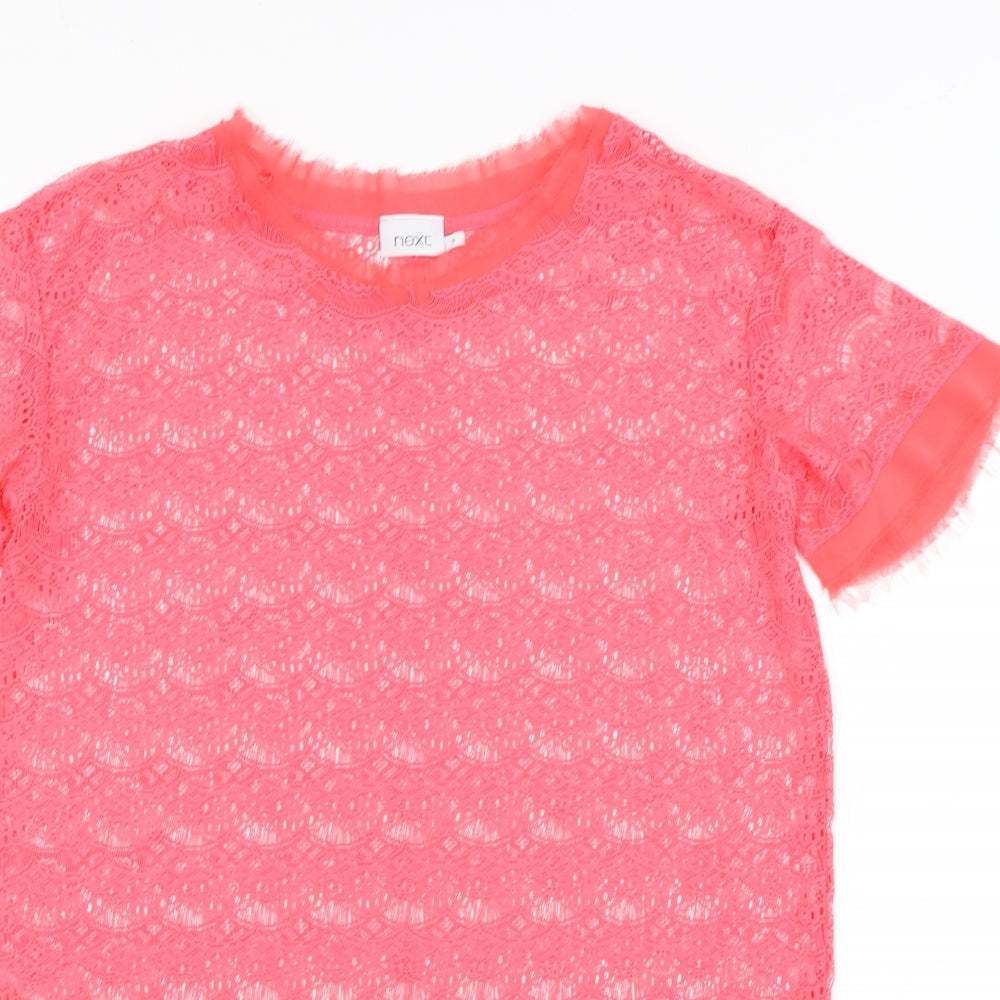 NEXT Womens Pink   Tunic T-Shirt Size 10