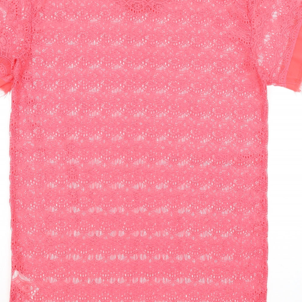 NEXT Womens Pink   Tunic T-Shirt Size 10
