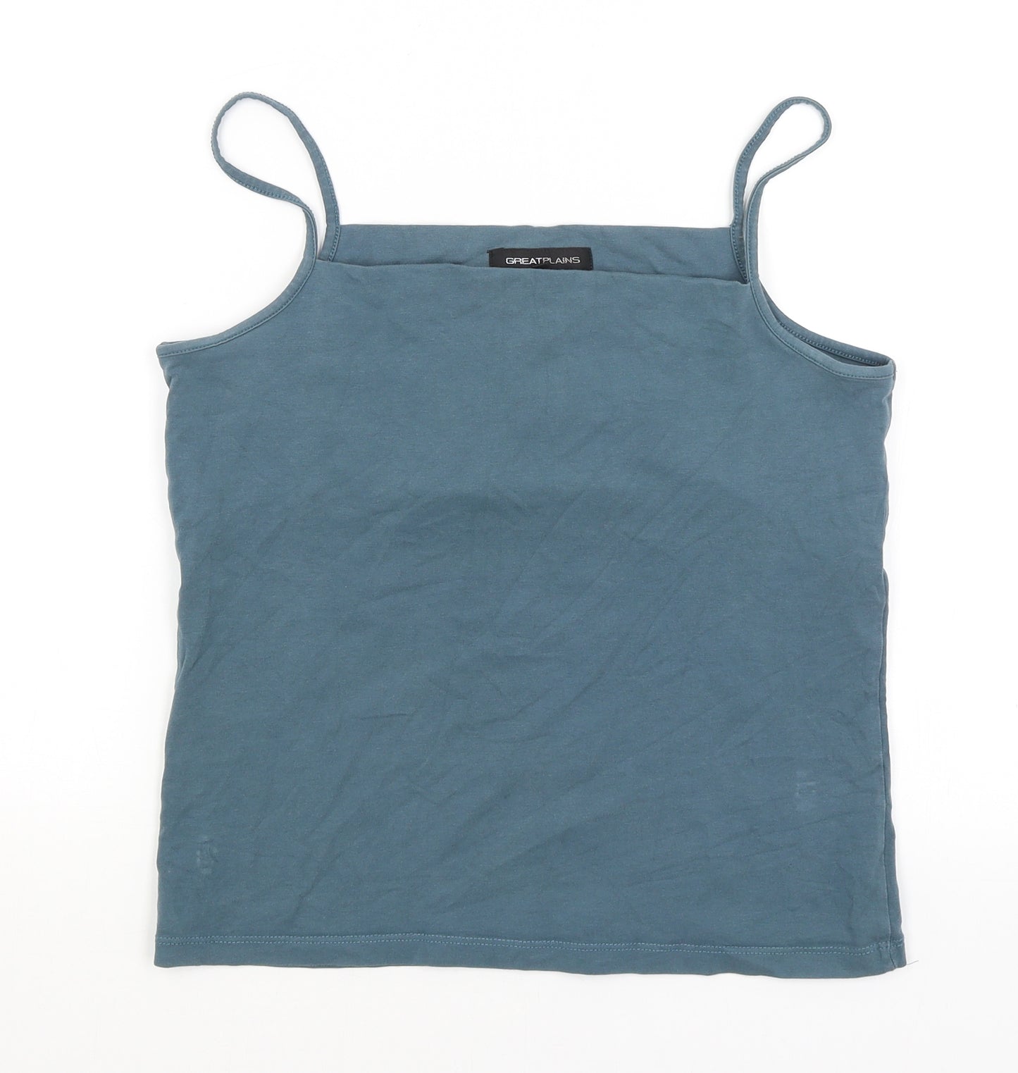 Great Plains Womens Blue   Basic Tank Size L