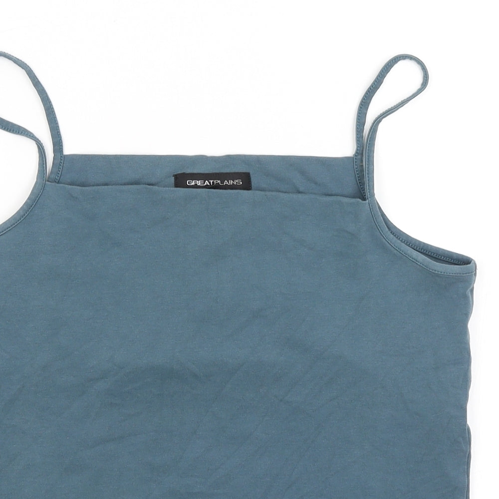 Great Plains Womens Blue   Basic Tank Size L