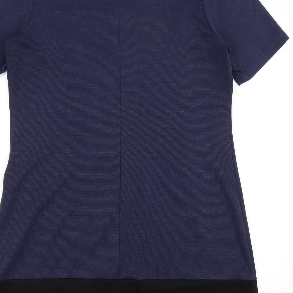 Papaya Womens Blue   T-Shirt Dress  Size 14