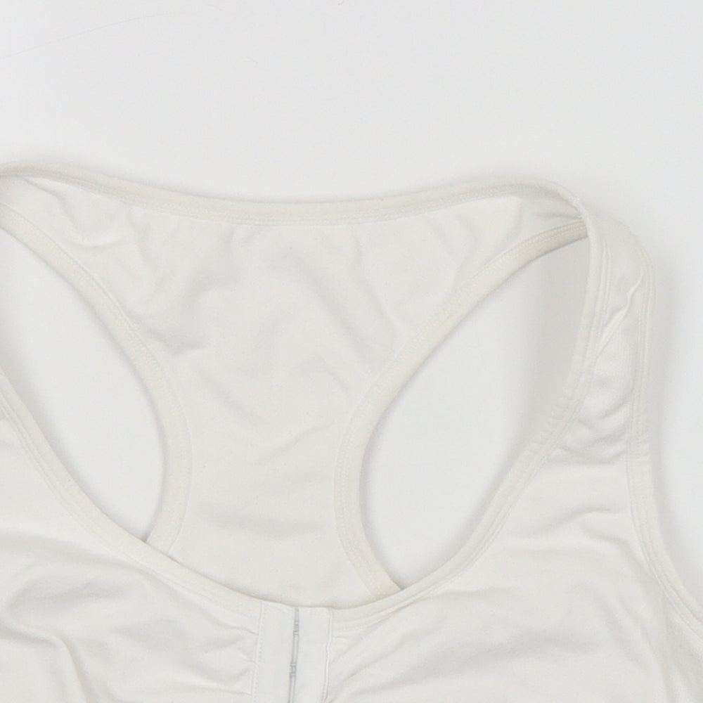 George Womens White   Cropped Tank Size XL
