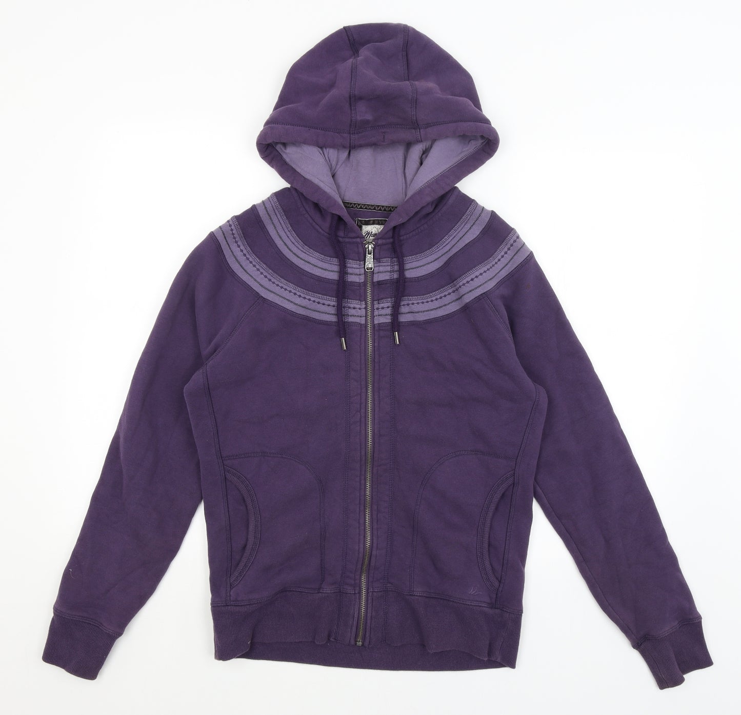 Mantaray Womens Purple   Full Zip Hoodie Size 14