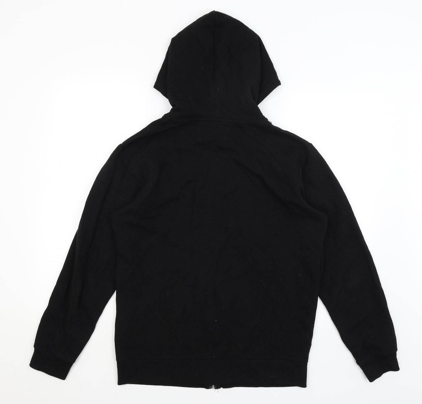 Zara Mens Black   Full Zip Hoodie Size M