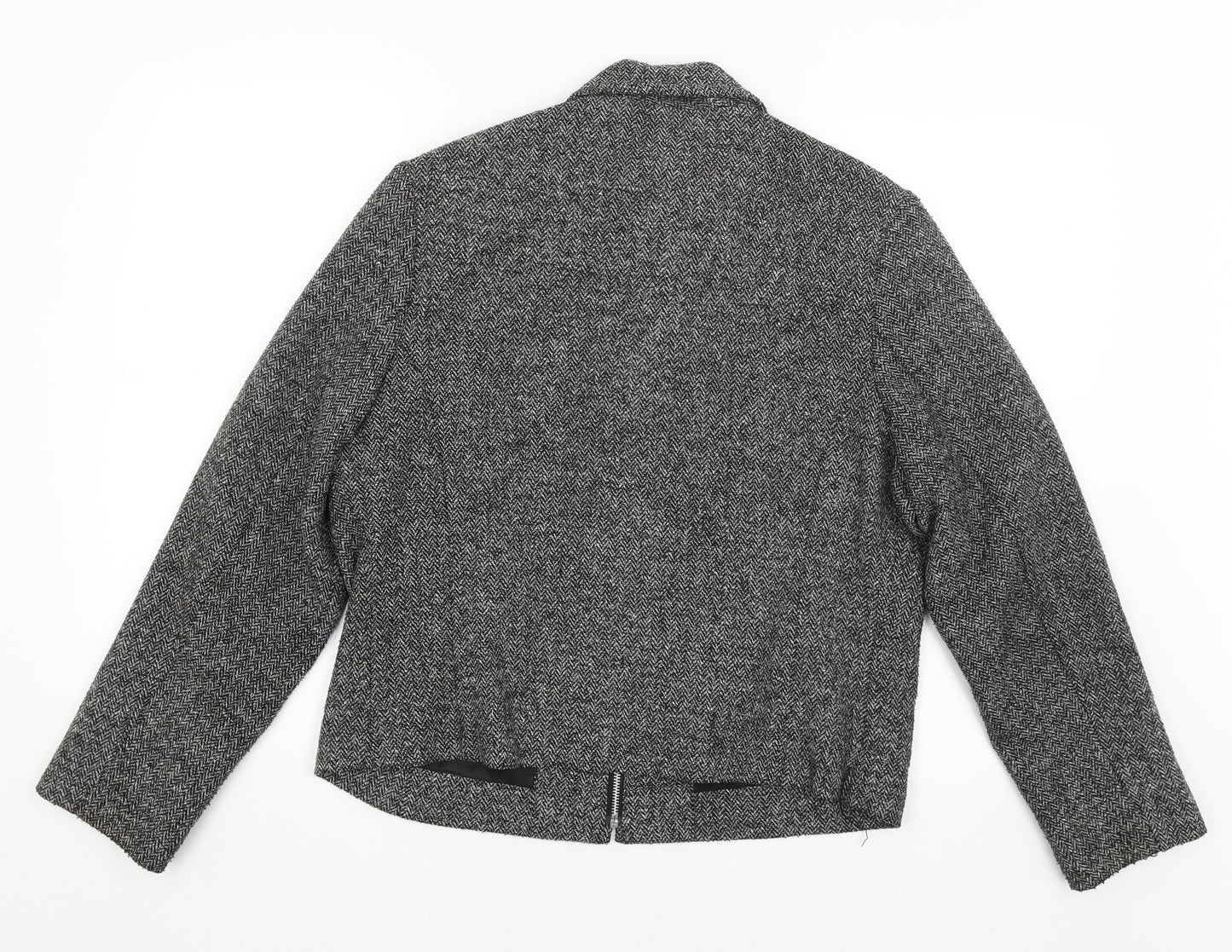 M&S Womens Grey   Jacket Blazer Size 16