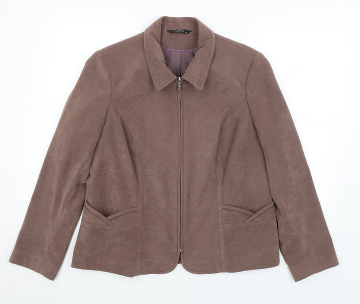 BM Womens Brown   Jacket Blazer Size 18
