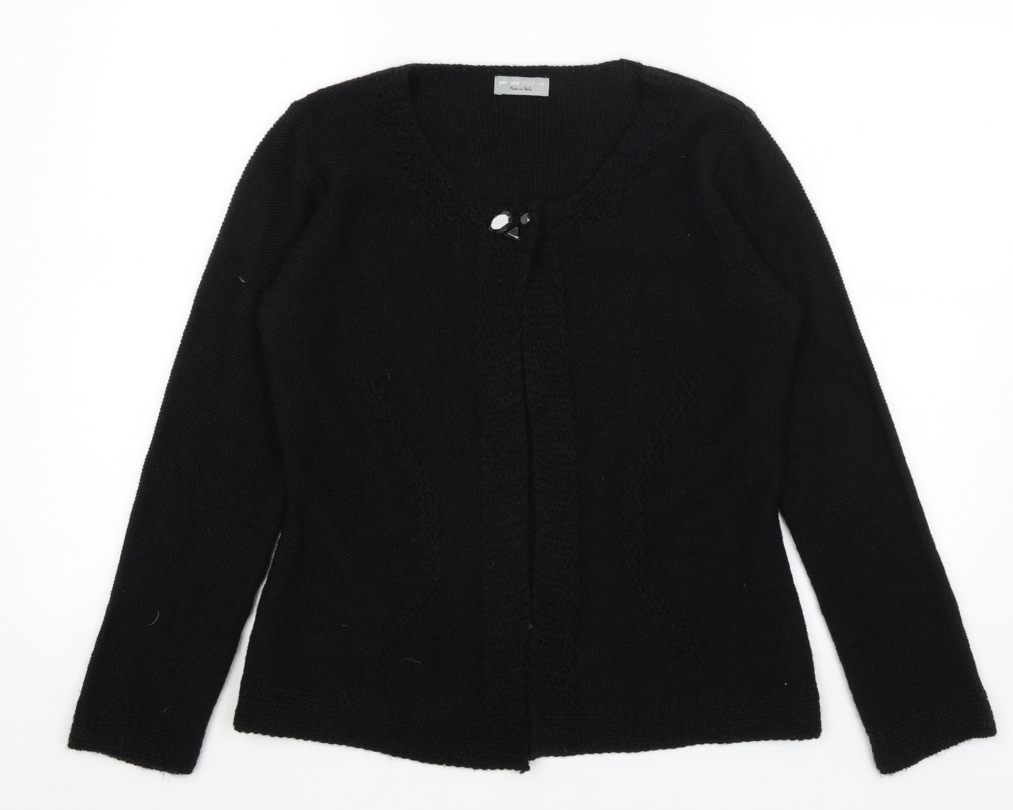 Per Una Womens Black   Cardigan Jumper Size M
