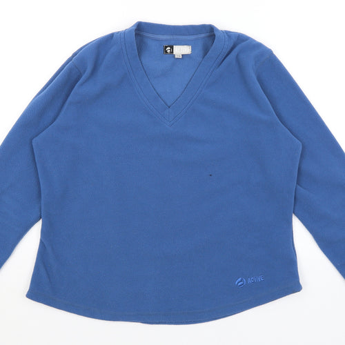 Active Womens Blue   Pullover Jumper Size 14