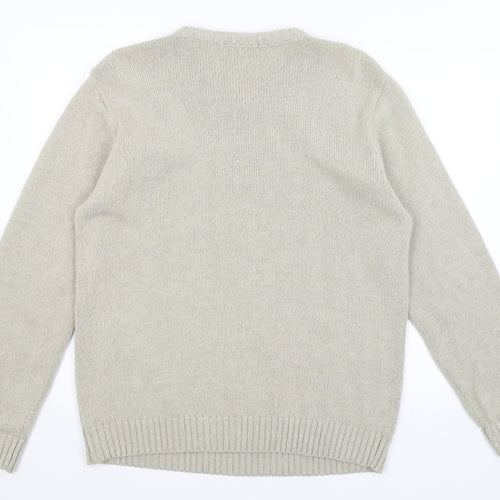Armando Mens Beige   Pullover Jumper Size L