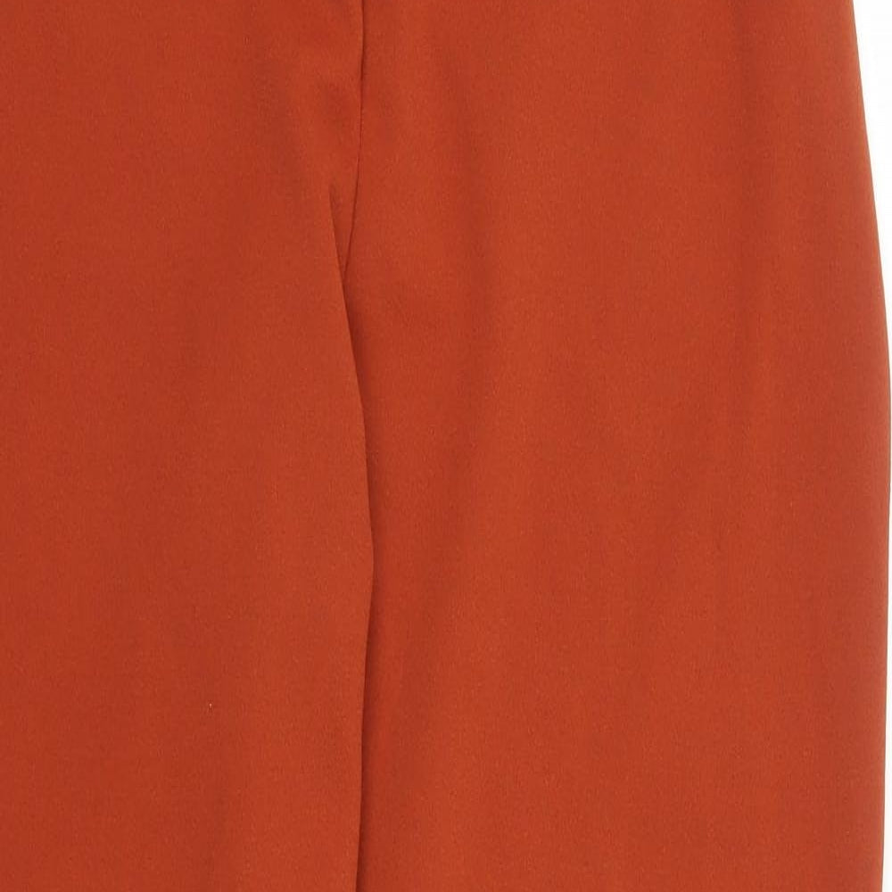 Missguided Womens Orange   Bloomer Trousers Size 8 L29 in
