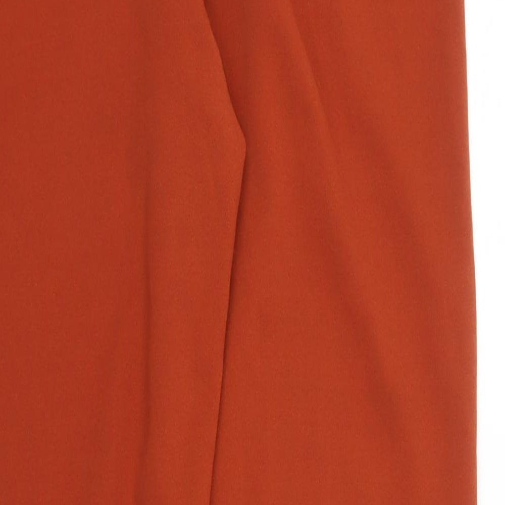 Missguided Womens Orange   Bloomer Trousers Size 8 L29 in