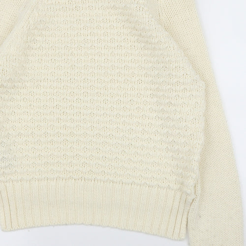 New Look Girls Ivory   Pullover Jumper Size 12 Years