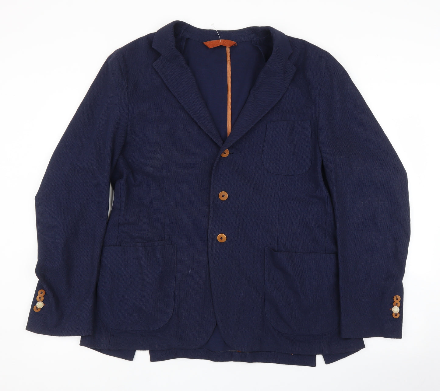 Circle of Gentlemen Mens Blue   Jacket Suit Jacket Size 46