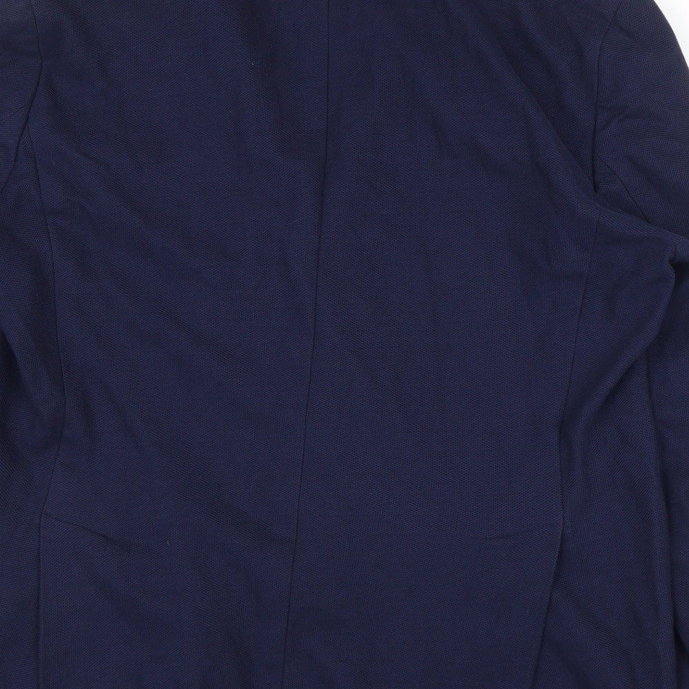 Circle of Gentlemen Mens Blue   Jacket Suit Jacket Size 46