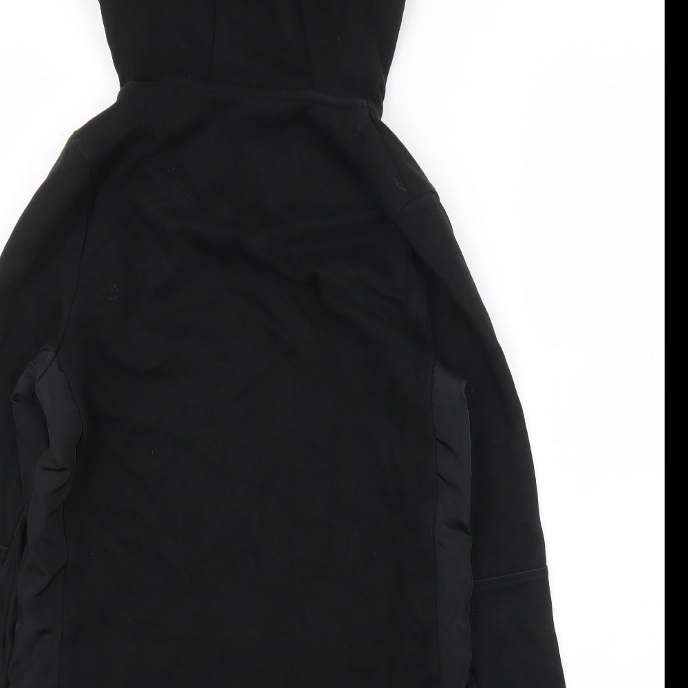 F&F Boys Black   Full Zip Hoodie Size 11 Years