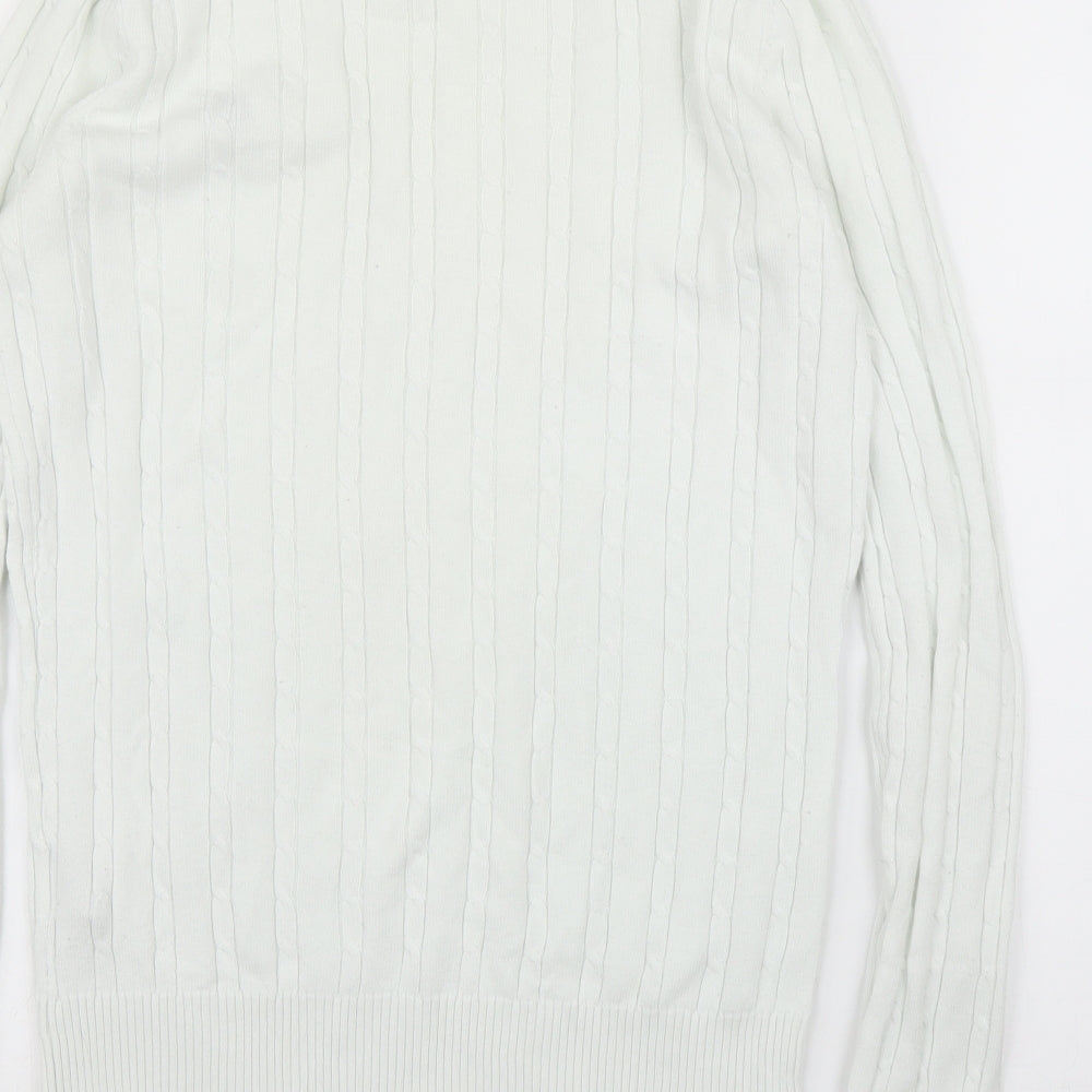 Crew Clothing Womens White   Pullover Jumper Size 14