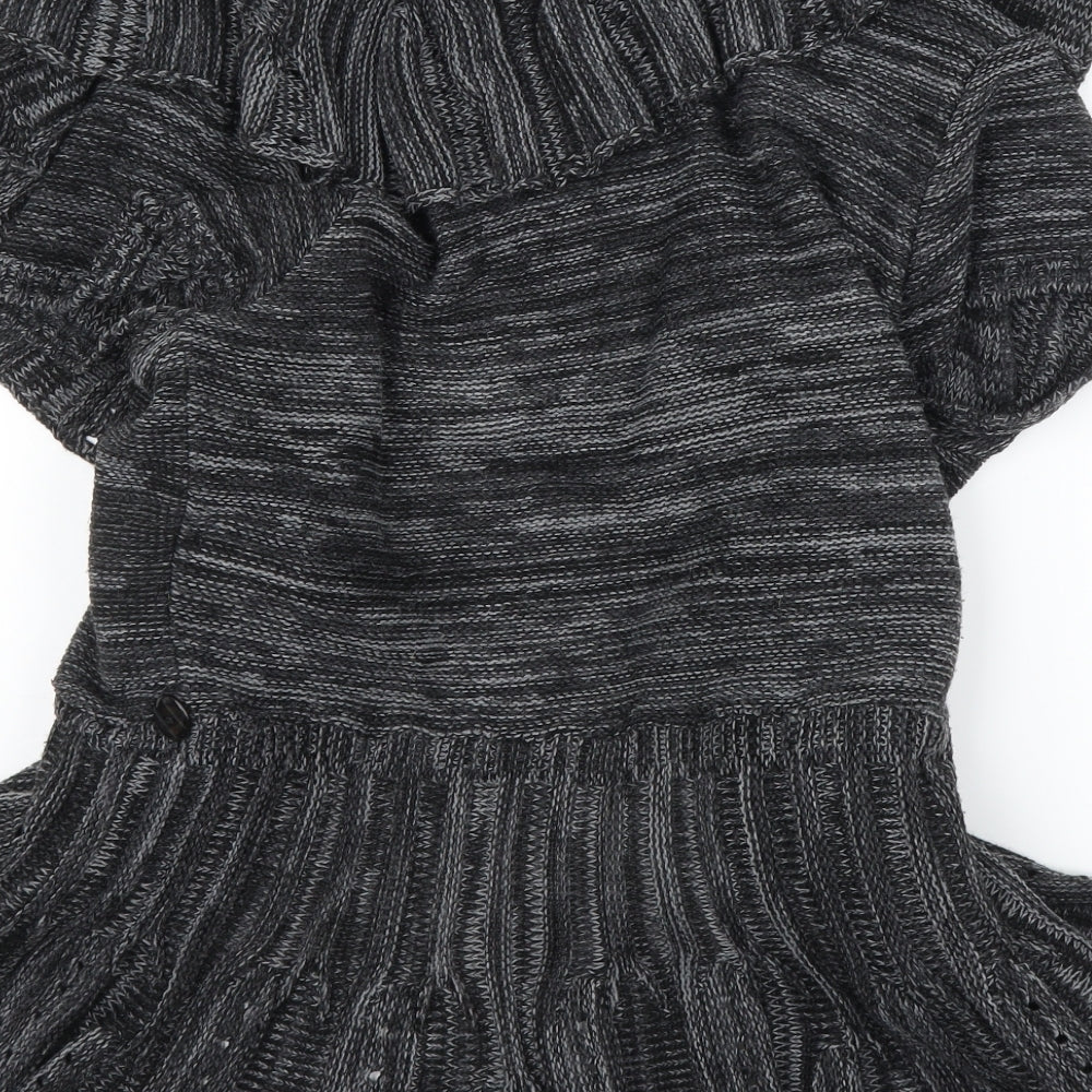 Quiz Womens Grey   Cardigan Jumper Size 12