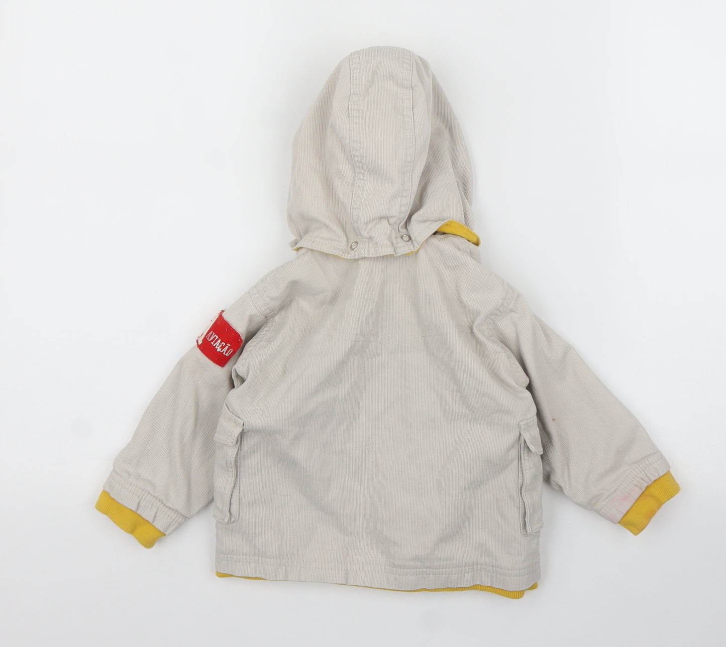 Upilu Baby Beige  Corduroy Jacket Coat Size 18-24 Months