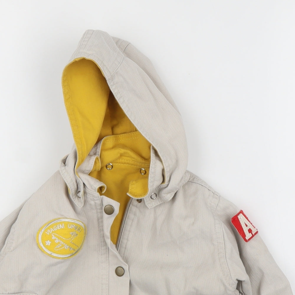 Upilu Baby Beige  Corduroy Jacket Coat Size 18-24 Months