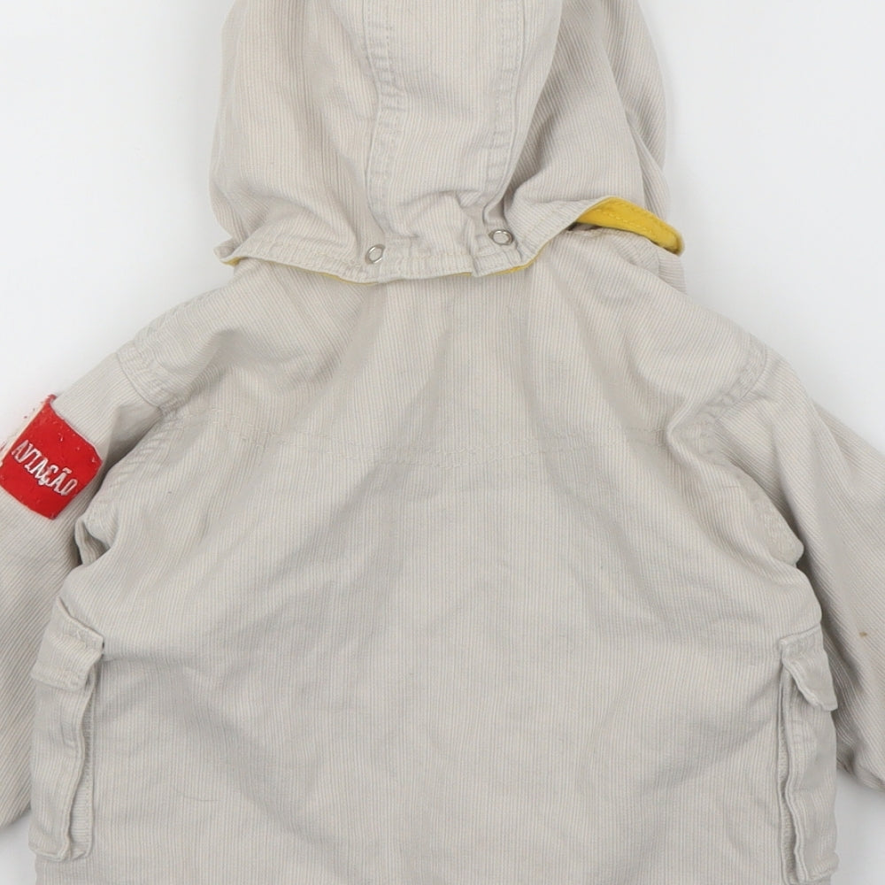 Upilu Baby Beige  Corduroy Jacket Coat Size 18-24 Months
