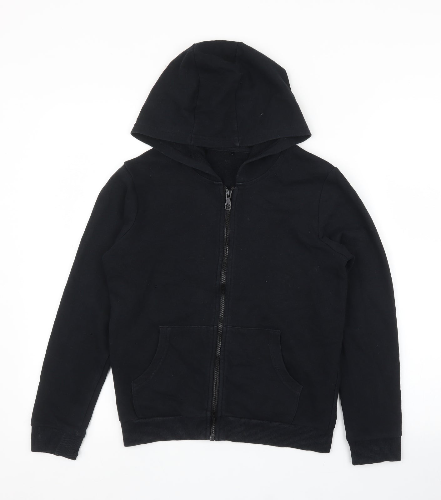 George Boys Black   Full Zip Hoodie Size 10 Years