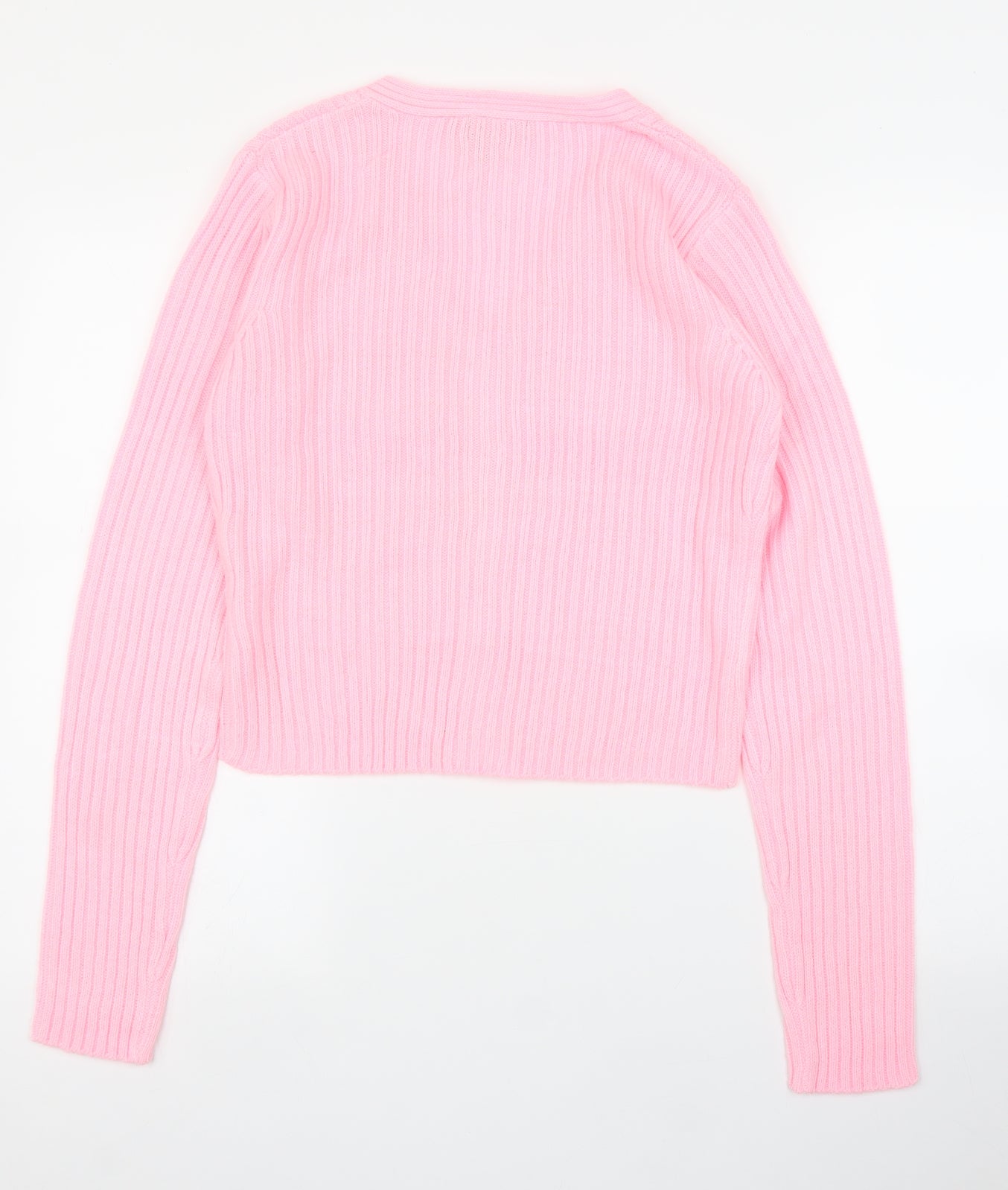 PRETTYLITTLETHING Womens Pink   Cardigan Jumper Size M