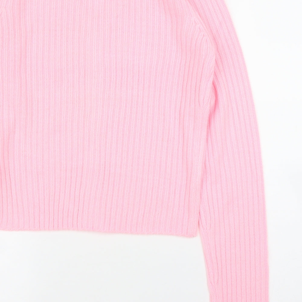 PRETTYLITTLETHING Womens Pink   Cardigan Jumper Size M