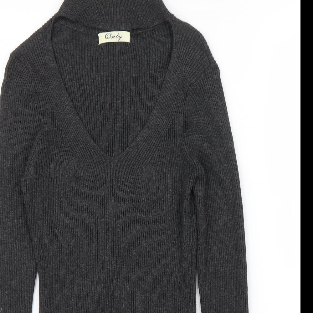Only Womens Grey   Basic Blouse Size S
