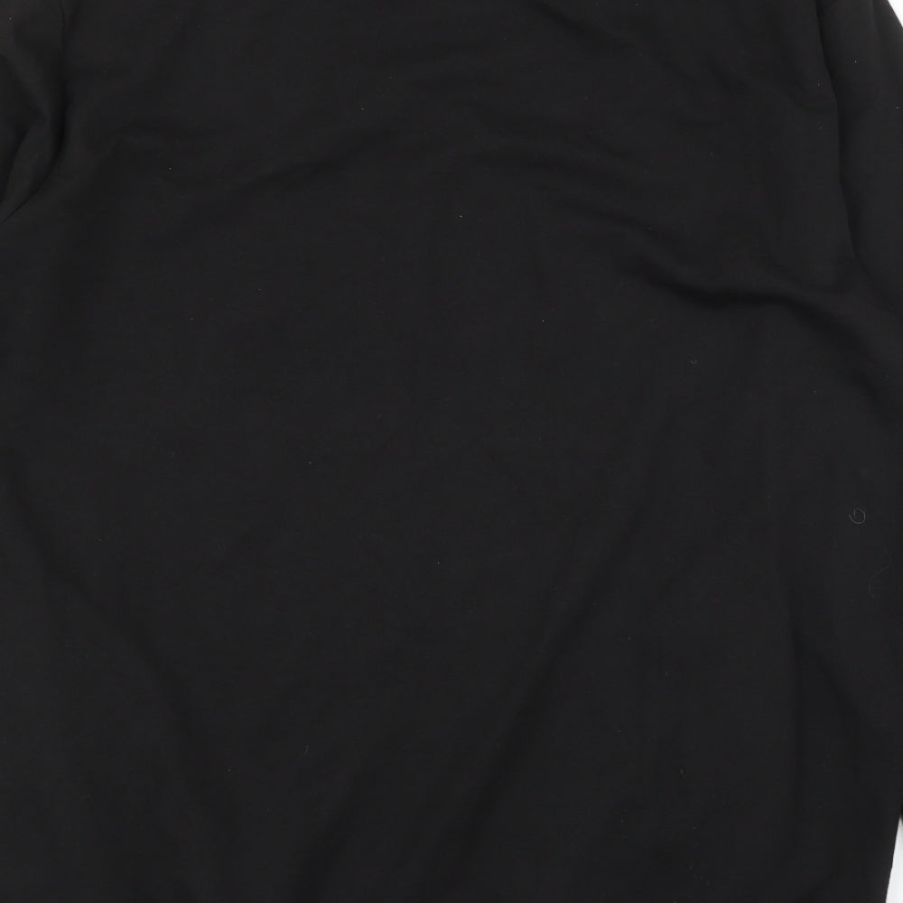 Gametee Mens Black   Pullover Jumper Size 2XL