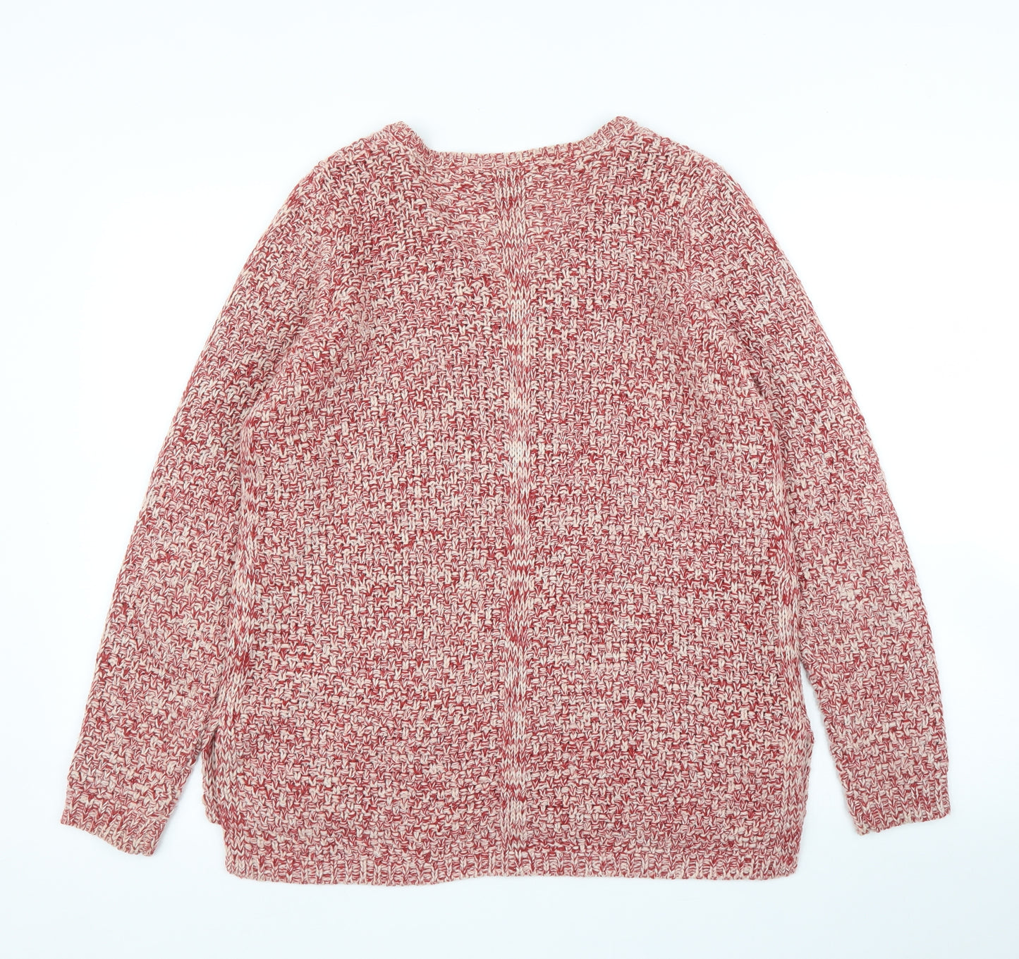M&Co Womens Red   Pullover Jumper Size 12
